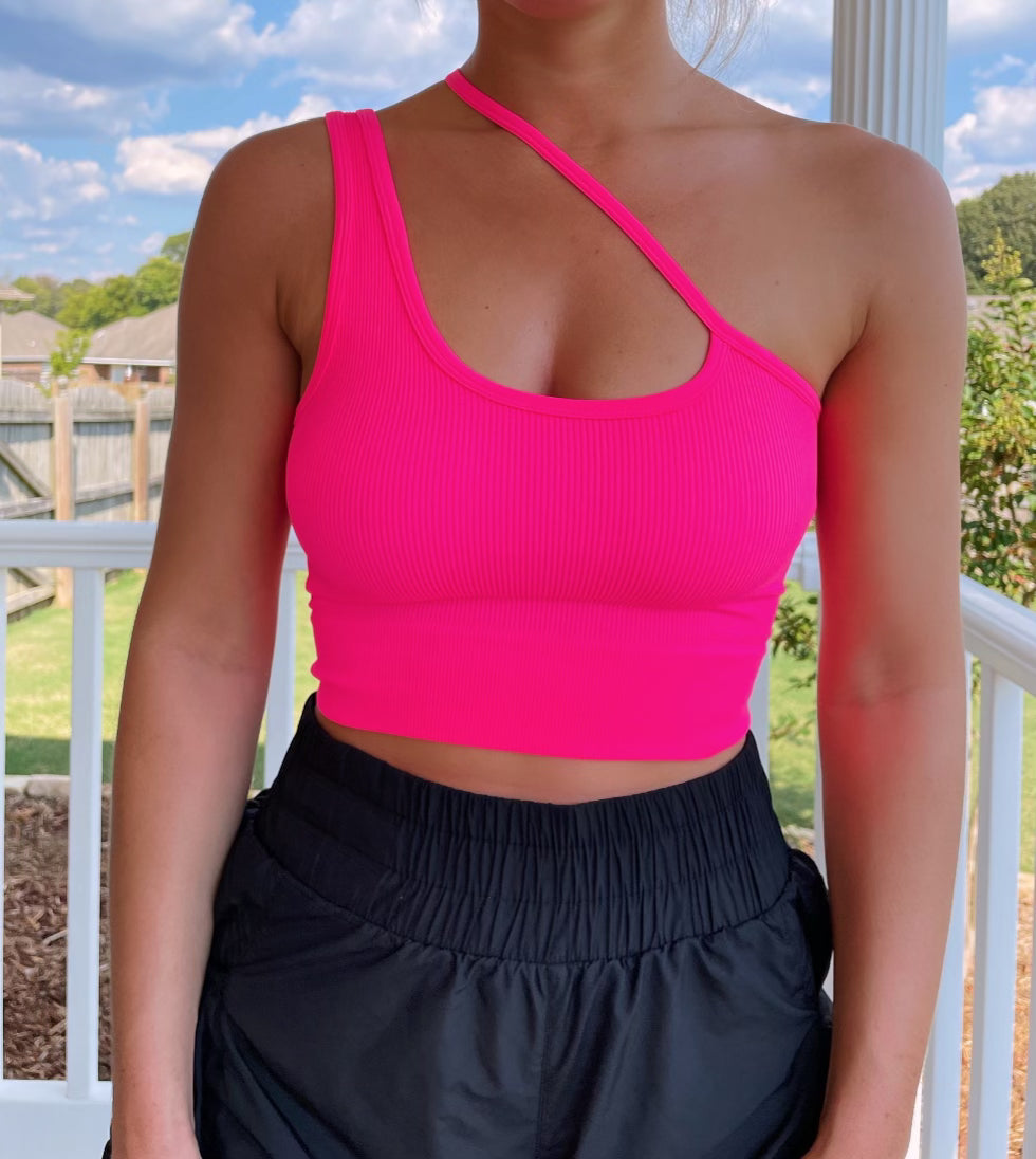 Wear Everywhere Top- Hot Pink