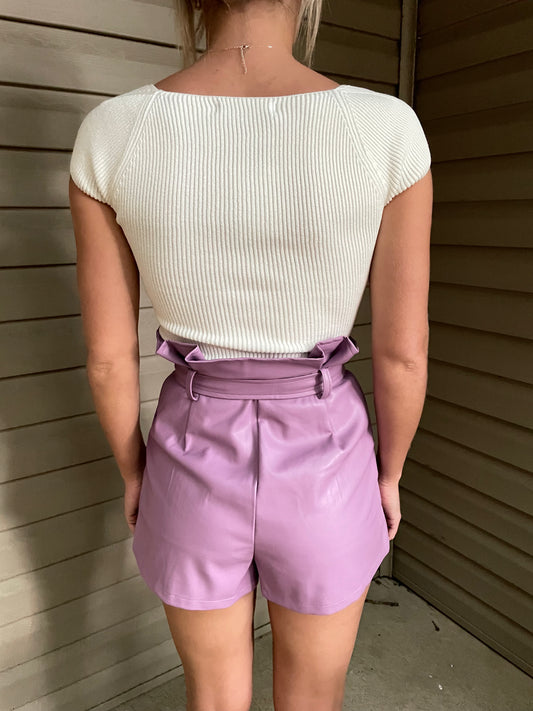 Blakely Short- Lavender