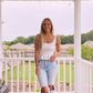 Smocked Top- White