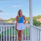 Athletic Skort- White & Black