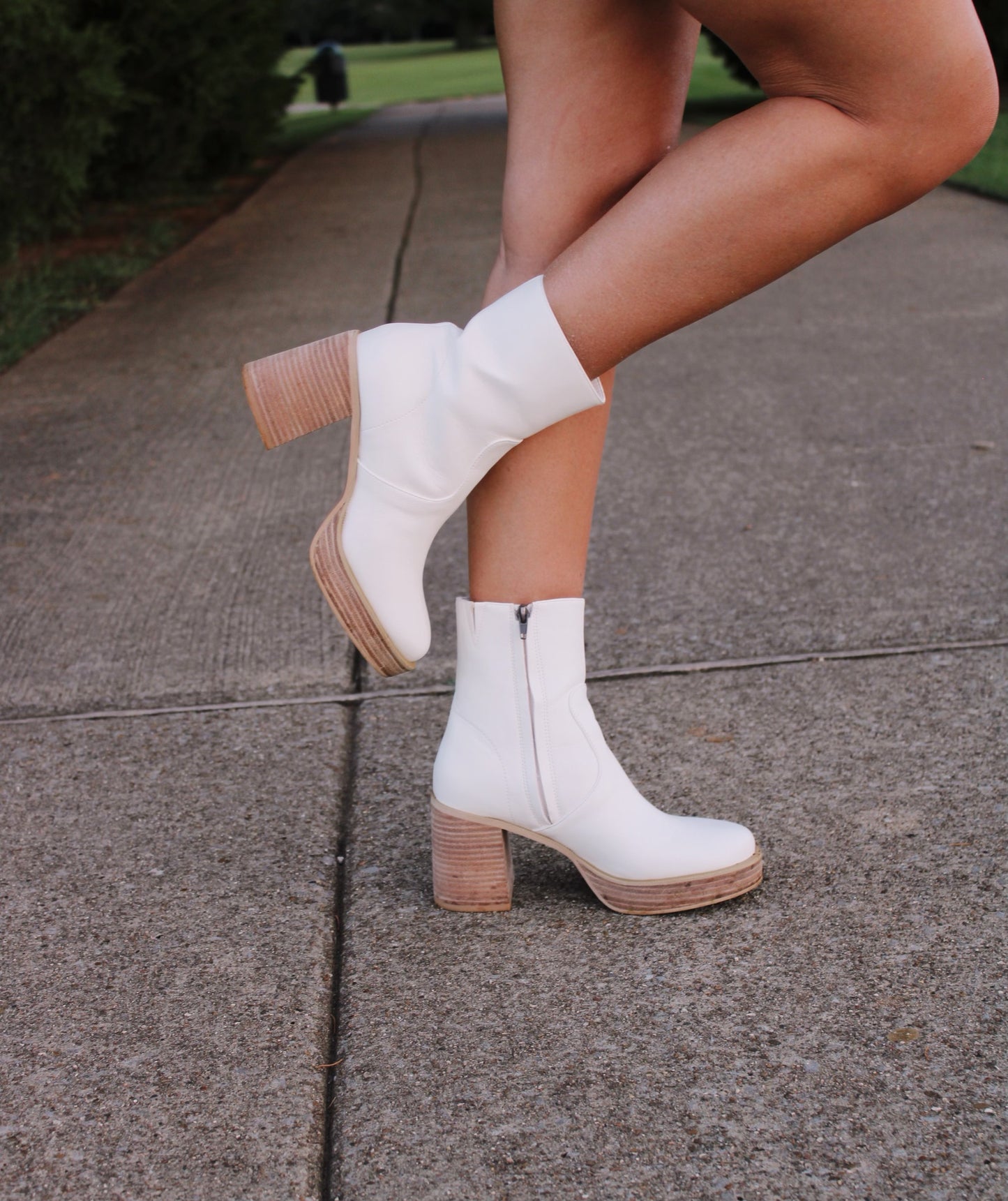 Alexandra Bootie- Cream