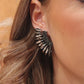 Crystal Black Earring