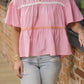 Everly Top- Light pink