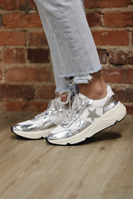 Star Sneaker- Silver