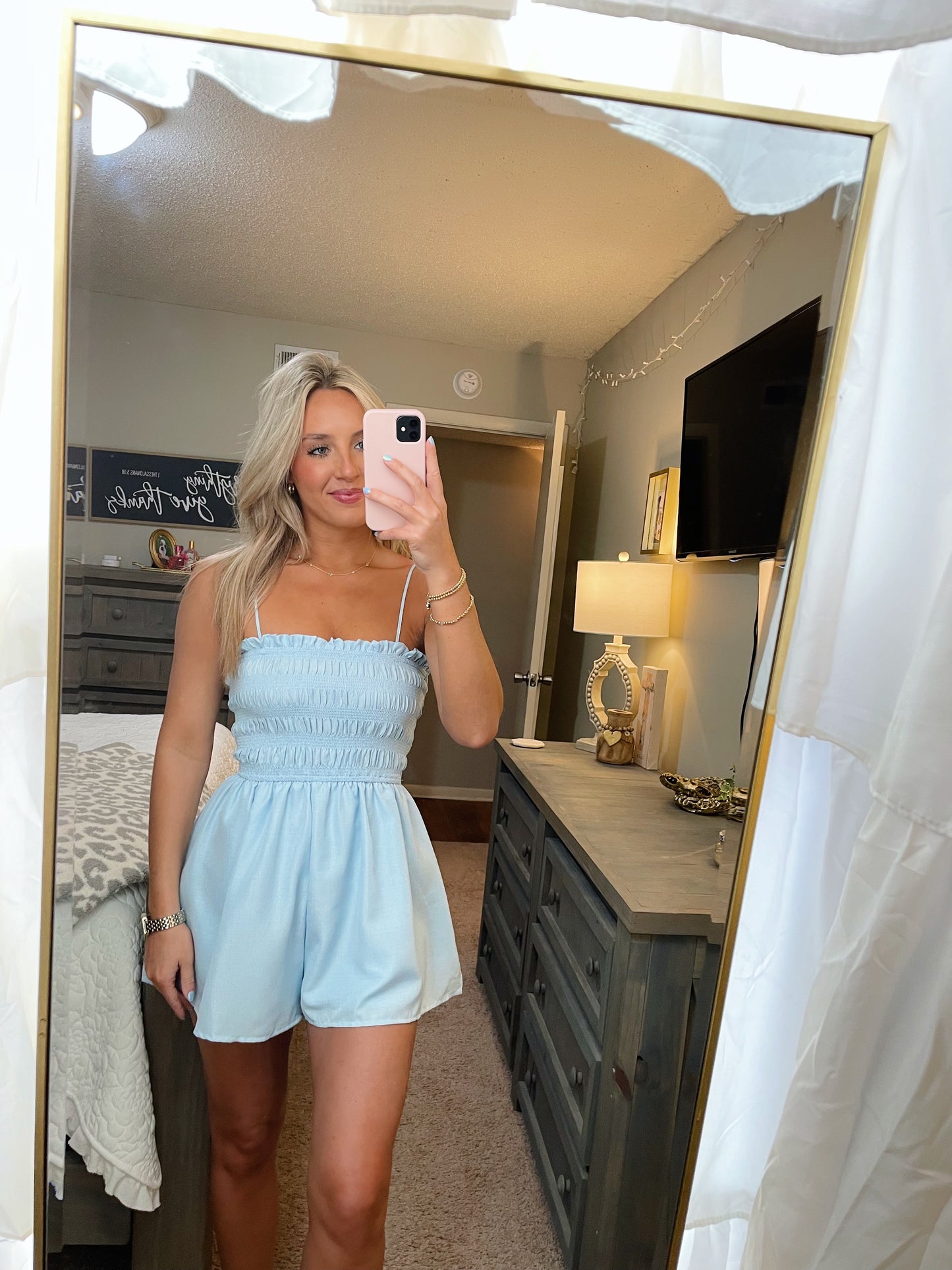 Smocked Romper