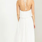 Pleated Two Piece Set- White