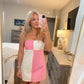 Color Block Mini Dress