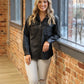 Leather Shacket- Black