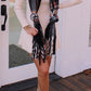 Black Plaid Scarf