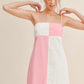 Color Block Mini Dress