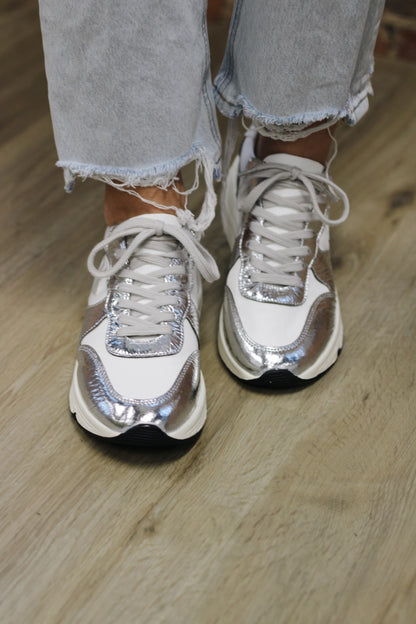 Star Sneaker- Silver