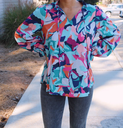 Kimberly Top- Multicolor
