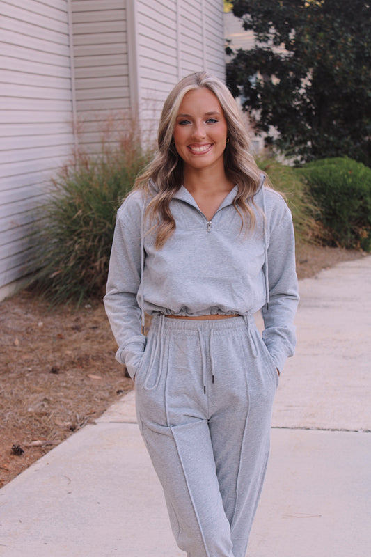 Emma Lounge Set- Light Grey