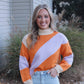 Ivy Sweater- Orange/Purple