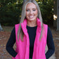 Puffer Vest- Hot Pink