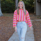 Madison Sweater- Pink/Orange
